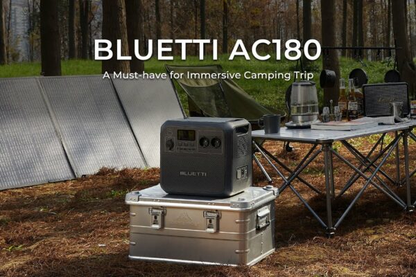 Qual é a Autonomia do Gerador de Energia Solar BLUETTI AC180 na sua Obra