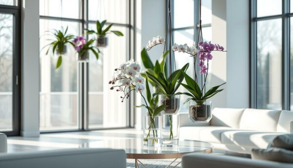 Segredos para integrar orquídeas em projetos de interiores modernos